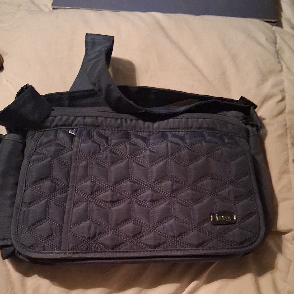 Lug Quilted Gray Men's Messenger Bag